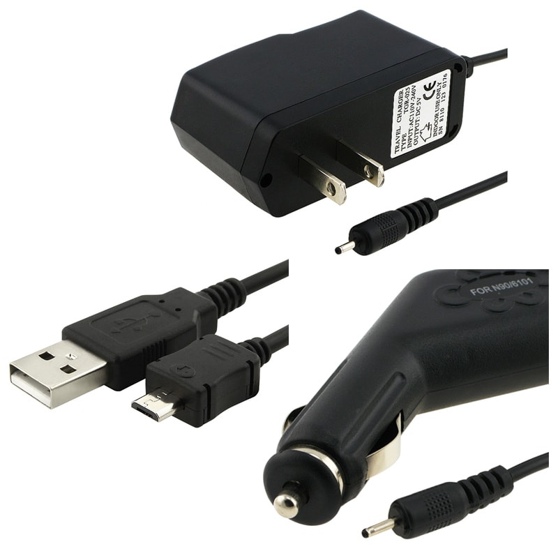 INSTEN Car Charger/ Travel Charger/ USB Cable for Nokia E71