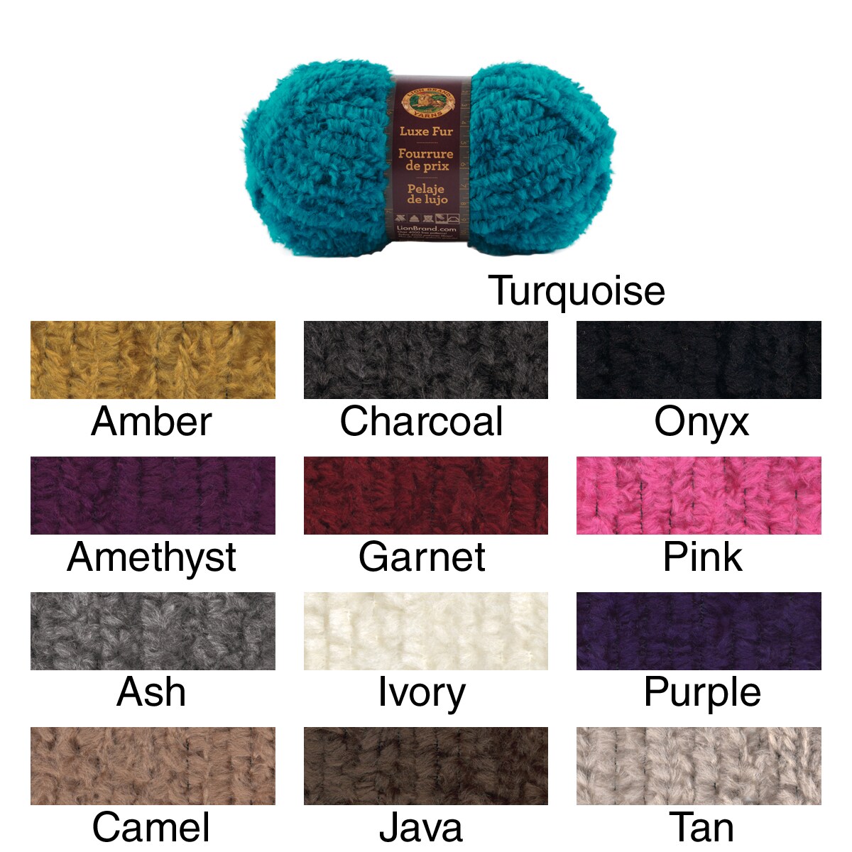 Luxe Fur Yarn - Overstock Shopping - Big Discounts on Lion Brand Yarn