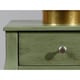 Alexandra Green Distressed One-drawer Nightstand - Free 