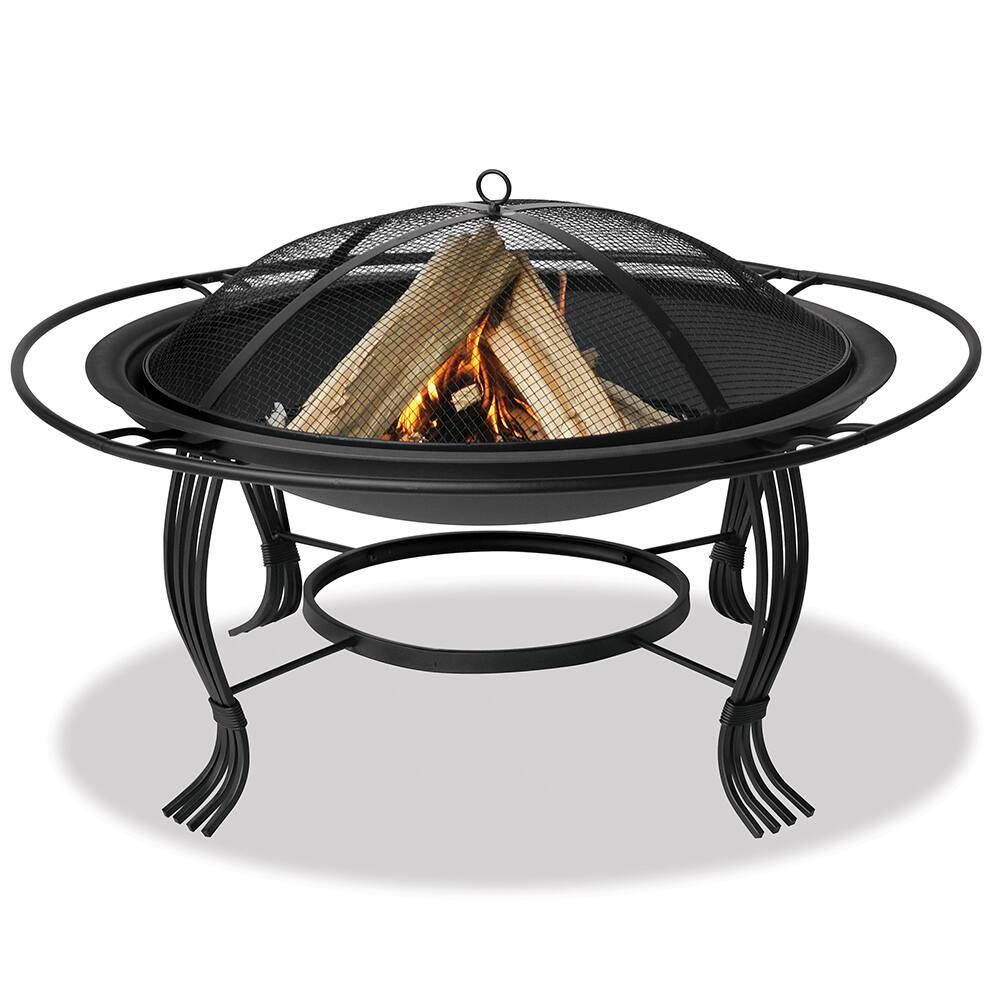 Black Outdoor Firebowl