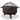 Oil Rubbed Bronze Wood Burning Firebowl with Lattice Design