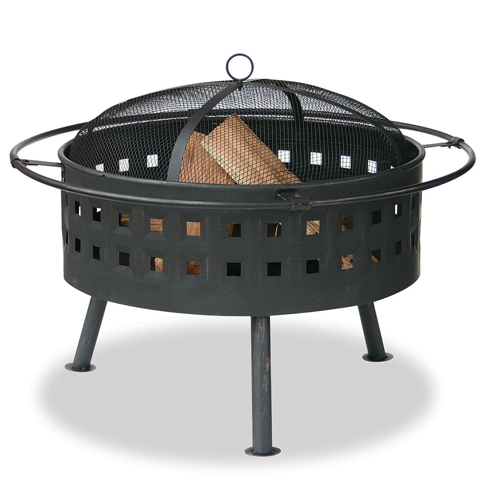 Bronze-Finished 32-Inch Outdoor Firebowl