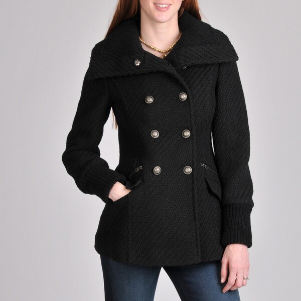 Buffalo Women's Double Breasted Wool Coat - Overstock™ Shopping - Top ...