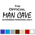 Shop The Official Man Cave' Vinyl Wall Art Decal - Free Shipping On