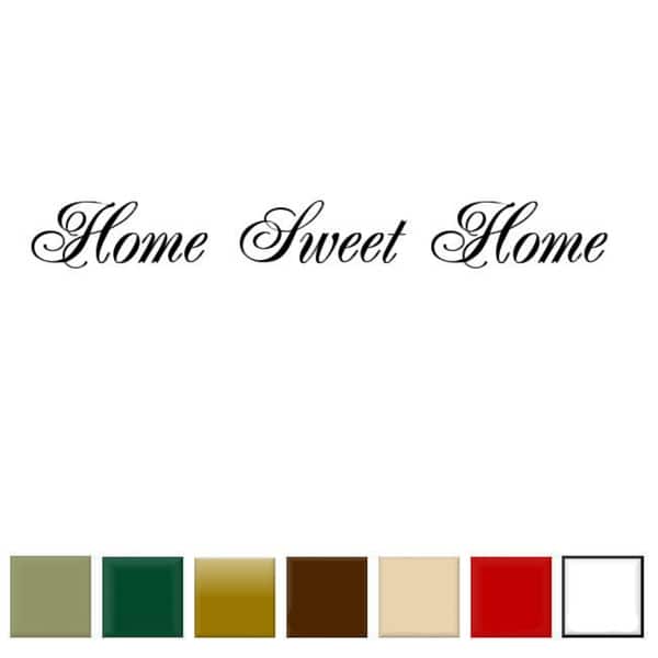 Shop Home Sweet Home Vinyl Wall Art Decal Overstock 7018240 - roblox home sweet home decal