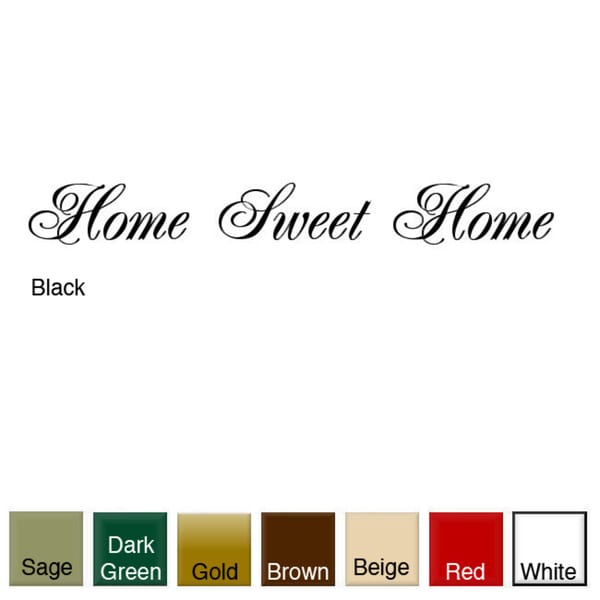 Home Sweet Home Wall Art home sweet home' vinyl wall art decal - free shipping on orders Home Sweet Home Wall Art home sweet home' vinyl wall art decal - free shipping on orders