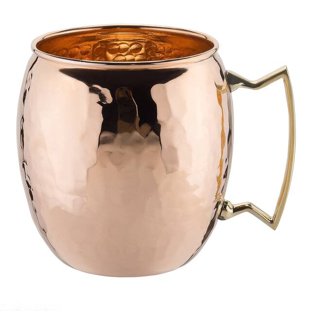 Old Dutch Hammered Solid Copper 16-oz. Moscow Mule Mugs (Set of 4) - 16 Oz.