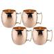 Old Dutch Hammered Solid Copper 16-oz. Moscow Mule Mugs (Set of 4) - 16 Oz.