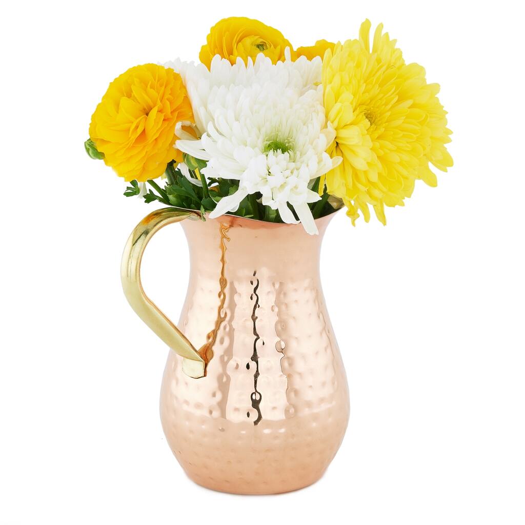 Old Dutch Decor Hammered Copper 2 qt. Water Pitcher