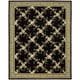 preview thumbnail 4 of 3, Nourison Julian Hand-tufted Area Rug 5'3" x 8'3" - Black - Rectangle