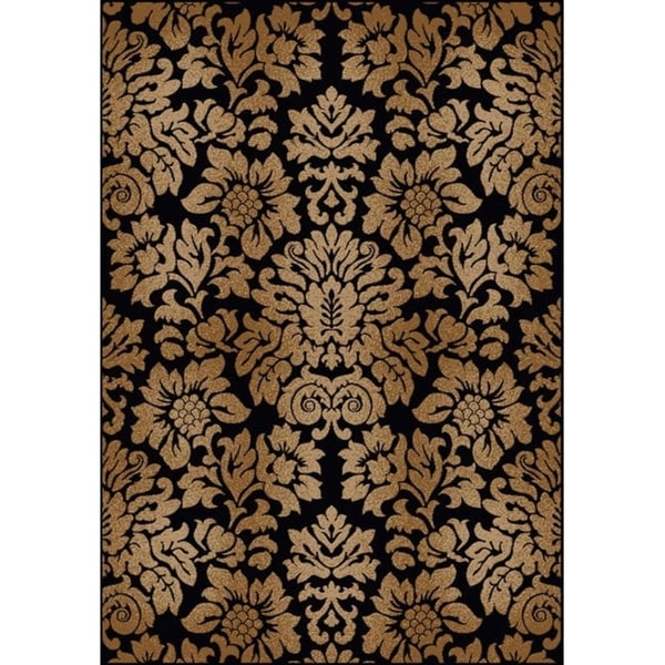 Admire Home Living Amalfi Damask Area Rug (2'6 x 4'2) - 3'3 x 4'11