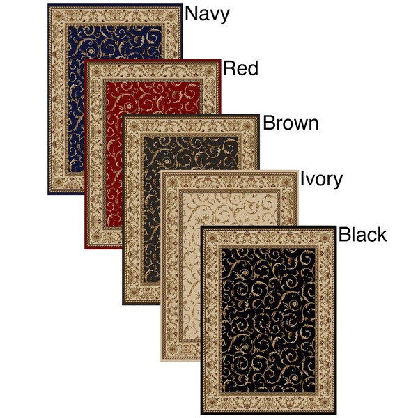 Shop Admire Home Living Amalfi Scroll Area Rug (24 x 48) Free