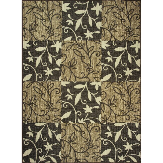 Sands Rug Company Imagine Chocolate Indoor/outdoor Area Rug (5x7) Beige Size 5x8  6x9