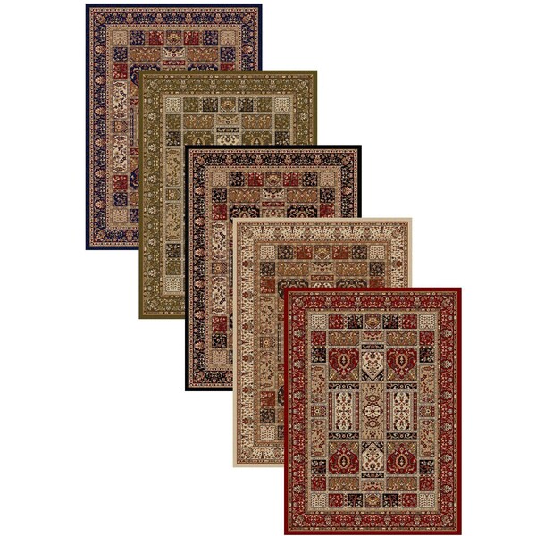 Admire Home Living Amalfi Panel Area Rug (7'9 x 11') - 7'9 x 11'