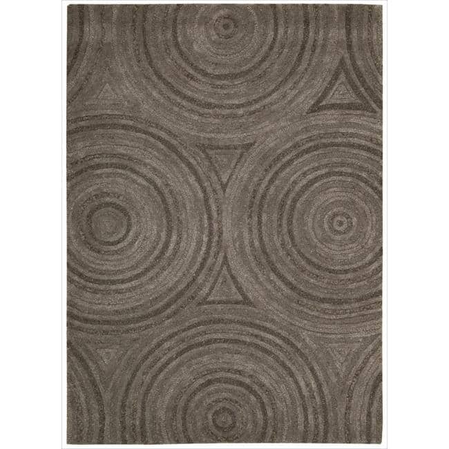 Nourison Modelo Latte Modern Area Rug - 7'6" x 9'6"