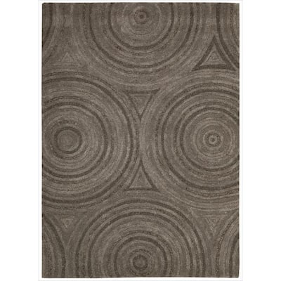Nourison Modelo Latte Modern Area Rug - 7'6" x 9'6"