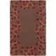 preview thumbnail 29 of 75, Rome Hand Tufted Floral Border Area Rug Brown - 2' x 3' - Runner/Rectangle