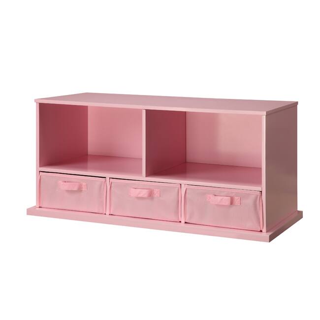 Badger Basket Pink Storage Cubby with Baskets