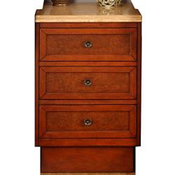 Shop Silkroad Exclusive English Chestnut Antiqued Brass Bathroom