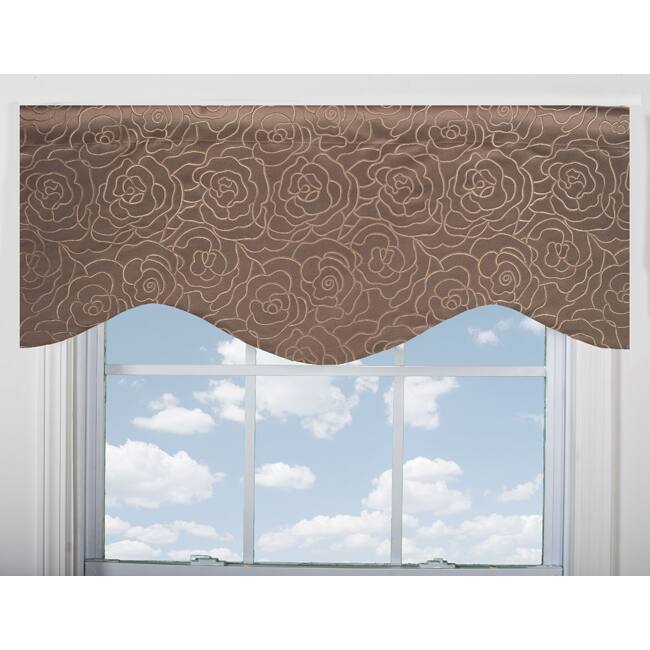 Bradbury Shaped Lined Valance