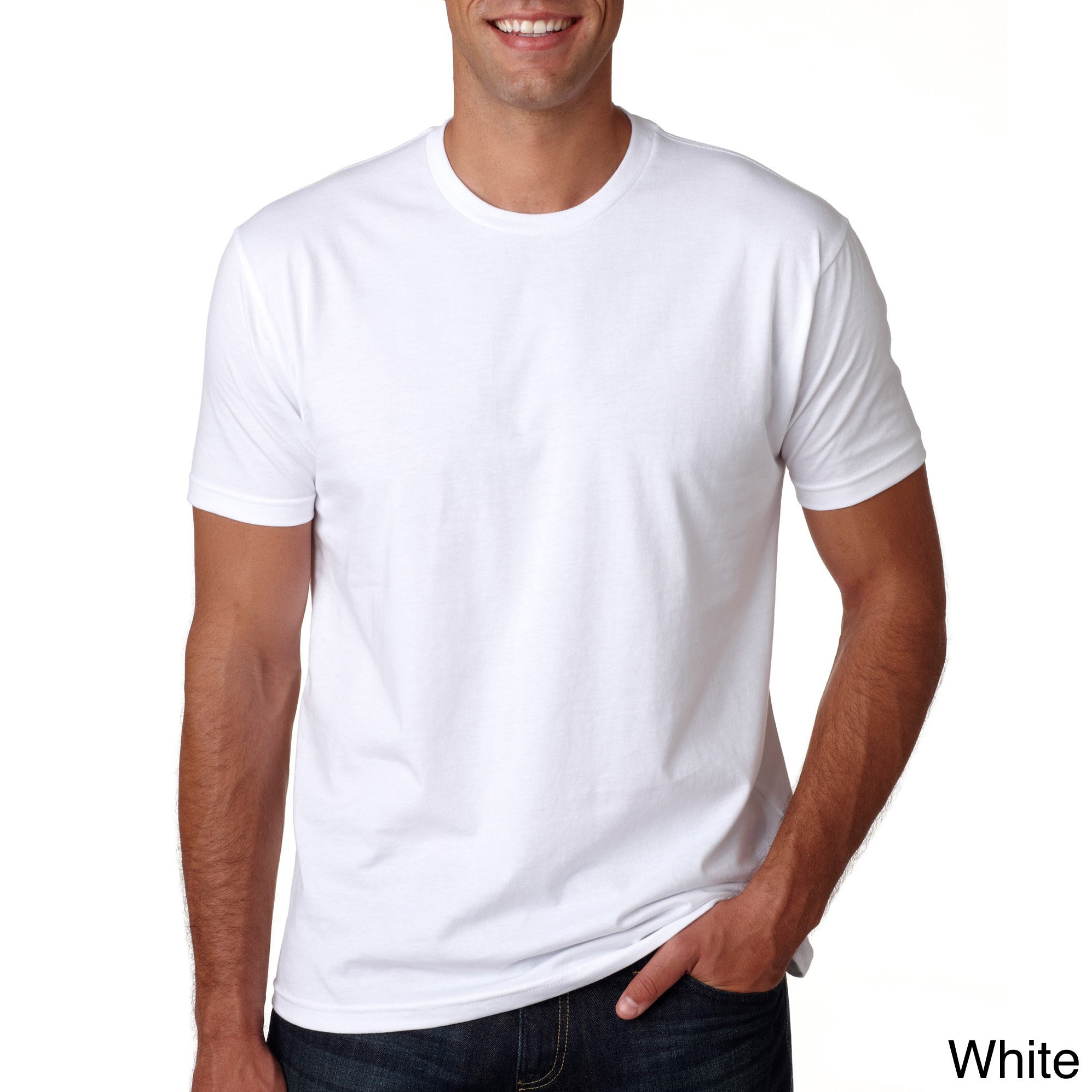 Mens 100 Percent Cotton Crew neck T shirt