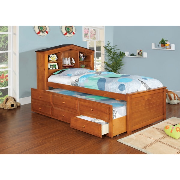 Furniture of America Timmy Captain Twin Size Bed