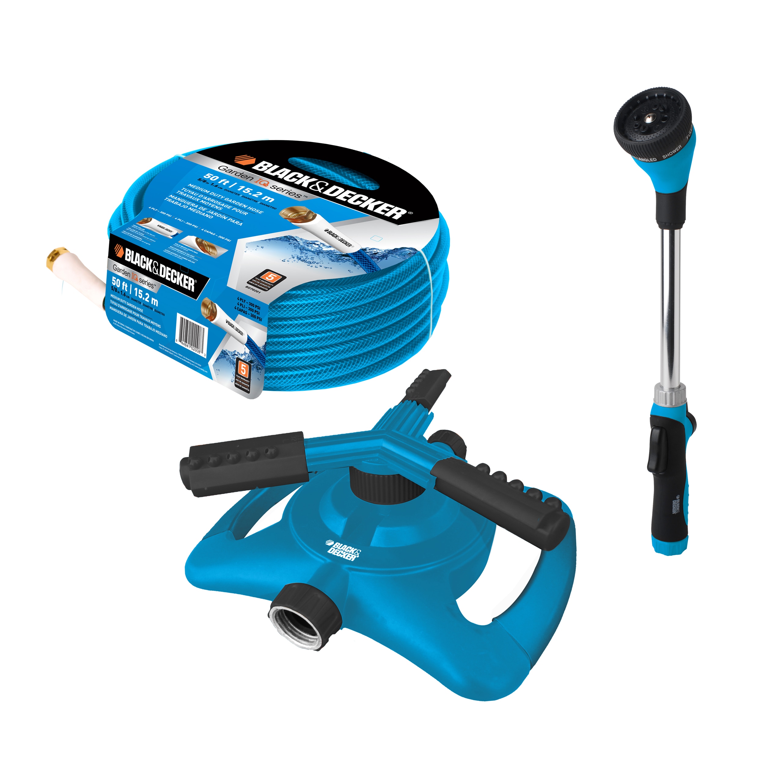 Black   Decker Home 3 piece Watering Kit