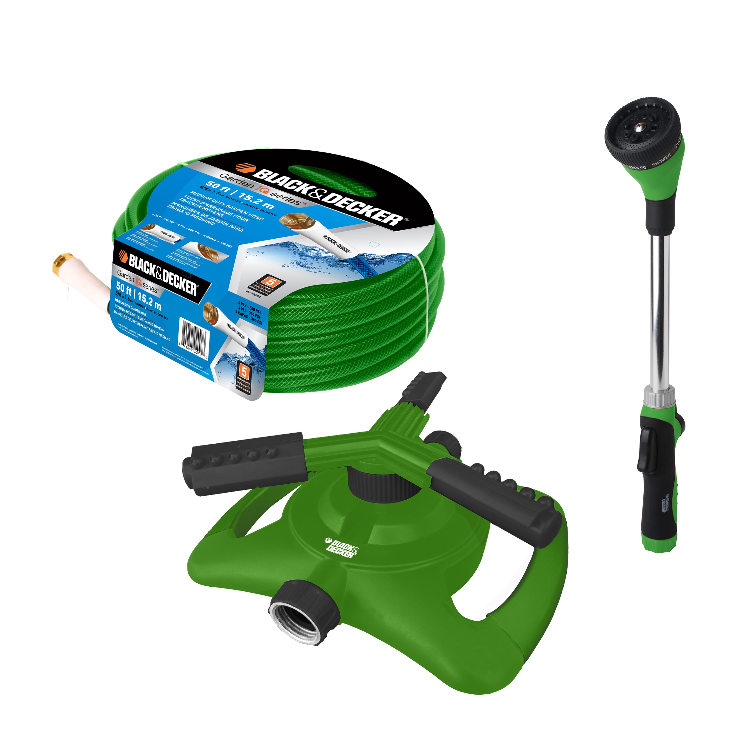 Black   Decker Home 3 piece Watering Kit