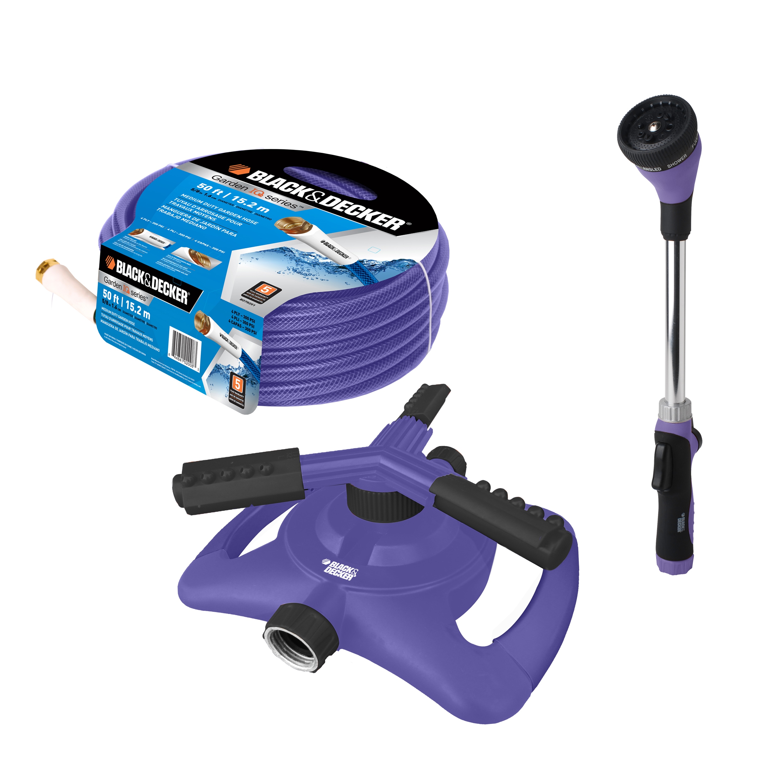 Black   Decker Home 3 piece Watering Kit