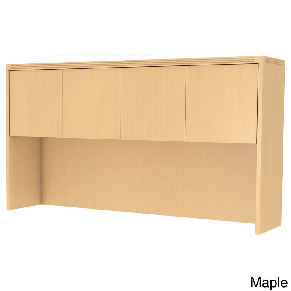 Mayline Aberdeen 60 inch Hutch With Overhead Wood Doors