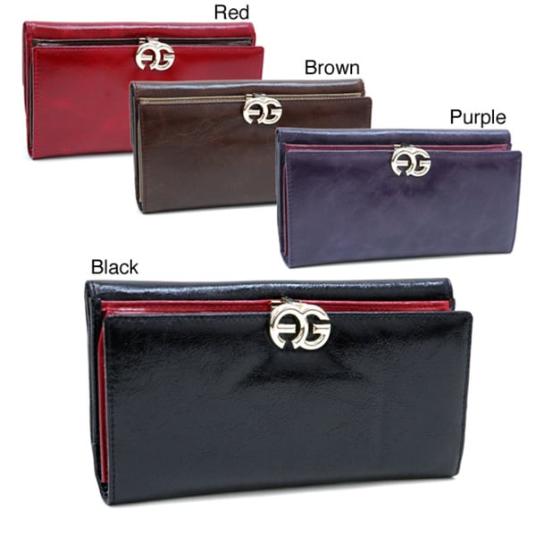 Shop Anais Gvani Italian Leather Bifold Push-snap Closure Clutch Wallet - Free Shipping Today ...