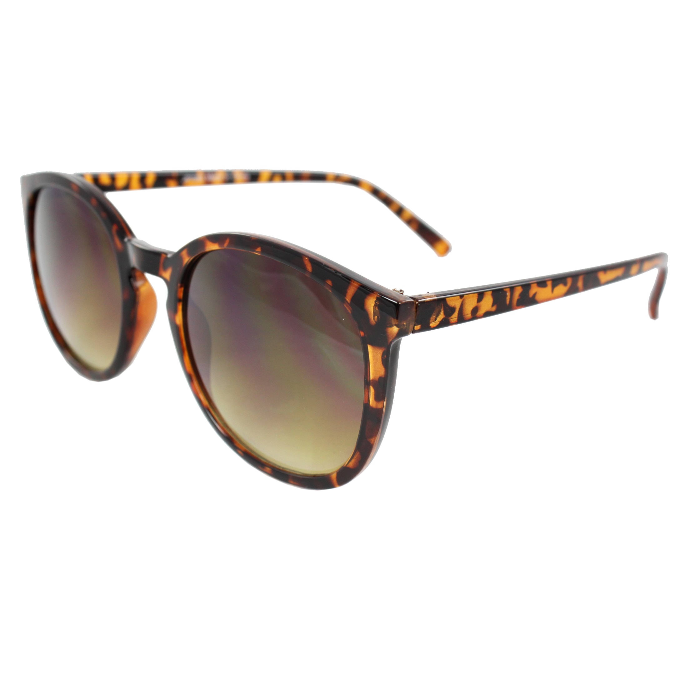 Womens Tortoise Oval Fashion Sunglasses