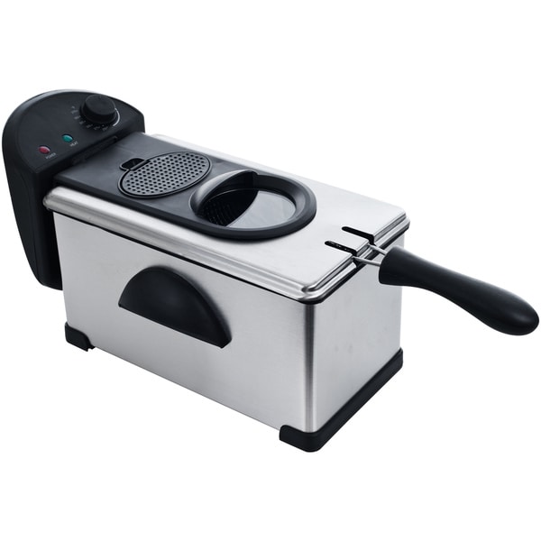 Chef Buddy Stainless Steel 3.2-quart Electric Deep Fryer