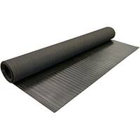 Rubber-Cal Wide Rib Corrugated Rubber Floor Mat (4' x 16')