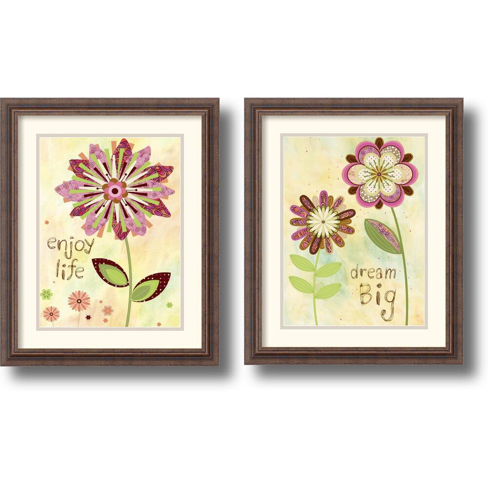 Wendy Bentley 'Petal Power' Framed Art Print Set