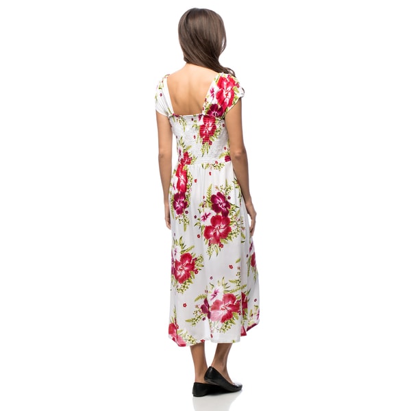 smocked bodice sundress