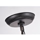 preview thumbnail 8 of 6, La Pedriza Antique Black Finish Glass Chandelier