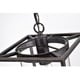 preview thumbnail 4 of 6, La Pedriza Antique Black Finish Glass Chandelier
