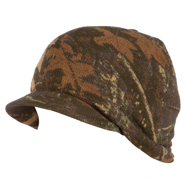 Shop QuietWear Digital Knit Camo Visor Cap Free Shipping On Orders