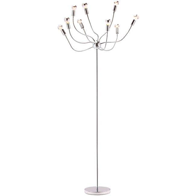 Stellar Chrome Finish Floor Lamp
