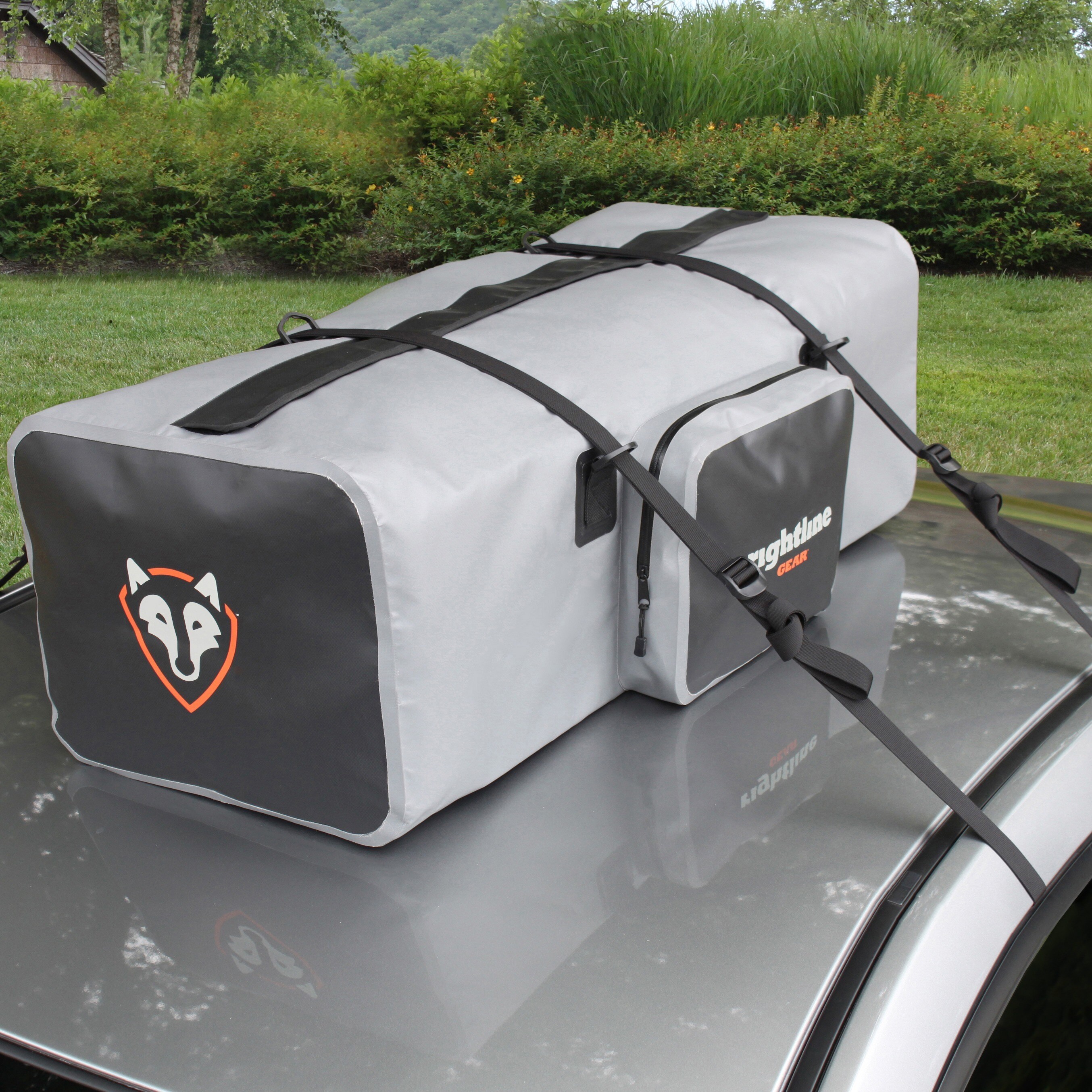 Rightline Gear Gray Black Waterproof Car Top Luggage Rack Duffel Bag Rightline Gear Gray Black Waterproof Car Top Luggage Rack Duffel Bag