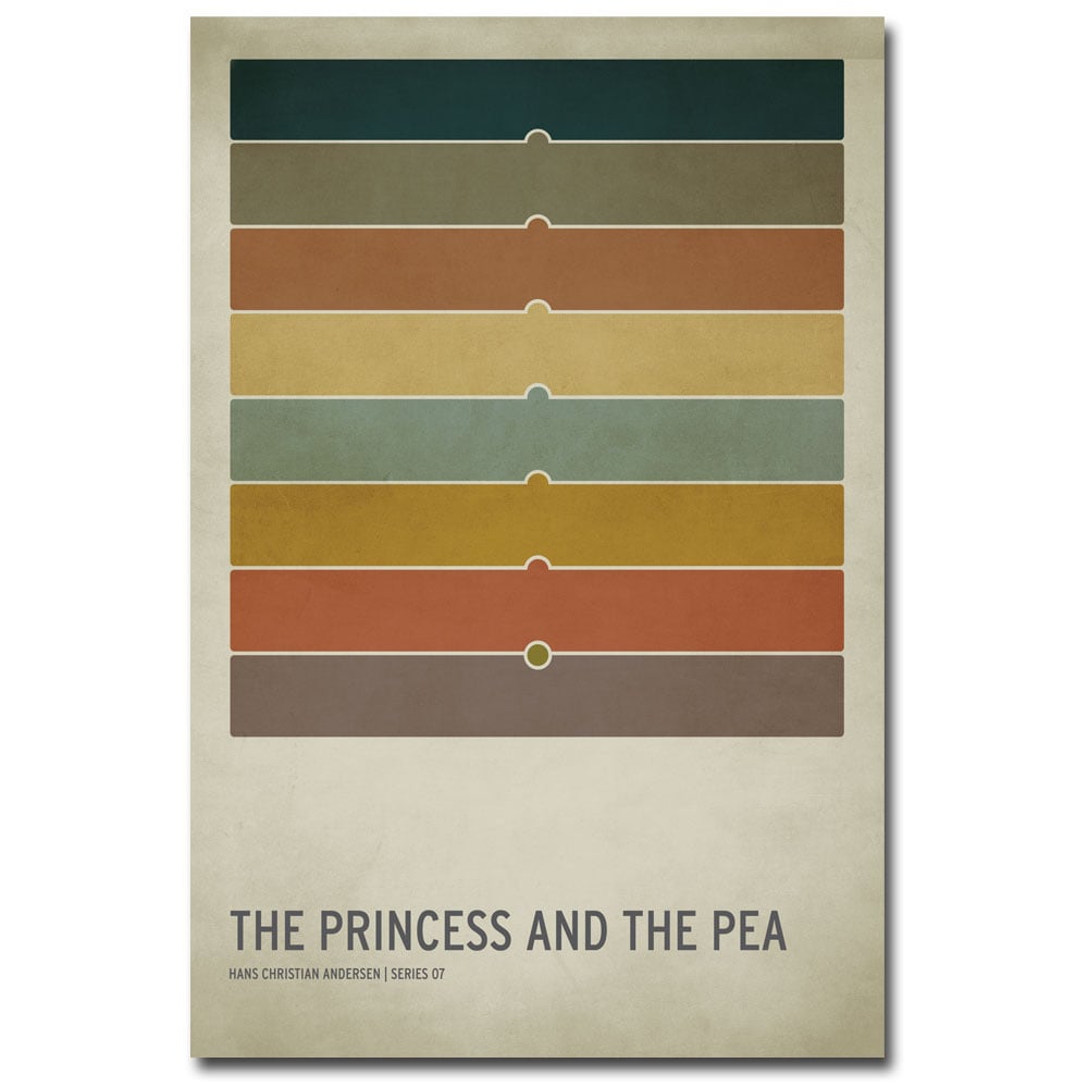 Christian Jackson The Princess And The Pea Canvas Art