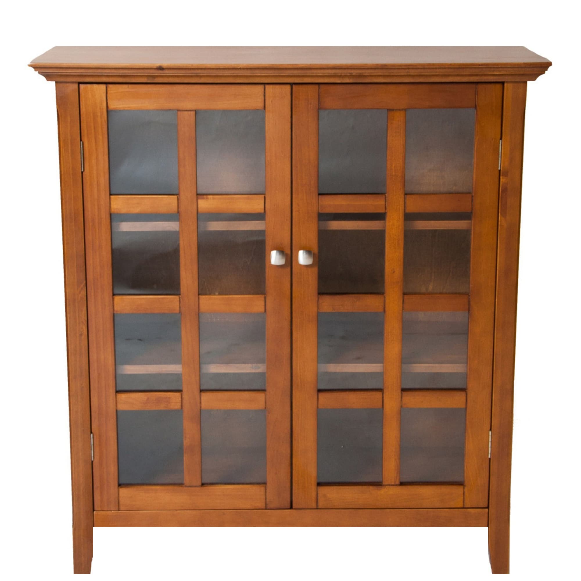 Normandy Light Avalon Brown Medium Storage Media Cabinet & Buffet