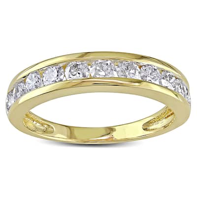 Miadora Signature Collection 14k Gold 1ct TDW Diamond Anniversary Band (H-I, I2-I3)