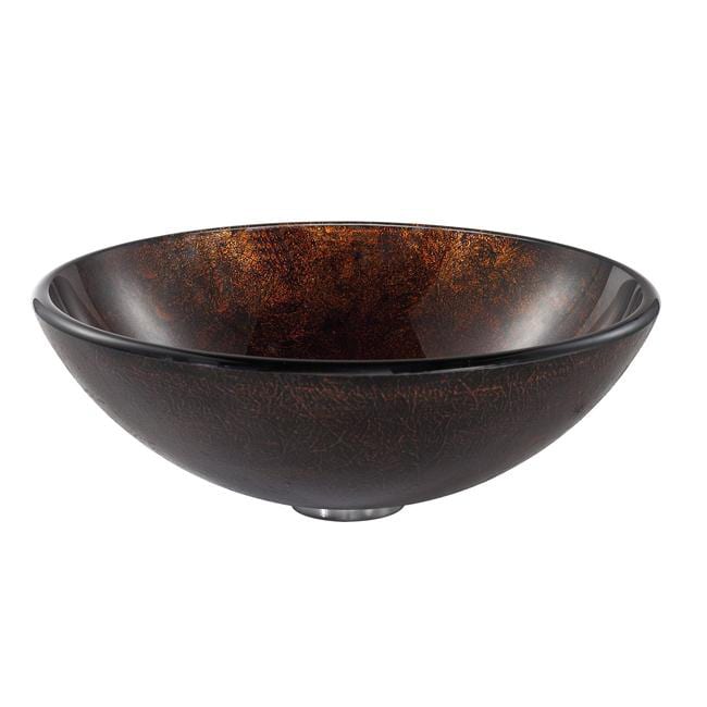 Kraus Copper Pluto 12 mm Thick Glass Vessel Sink