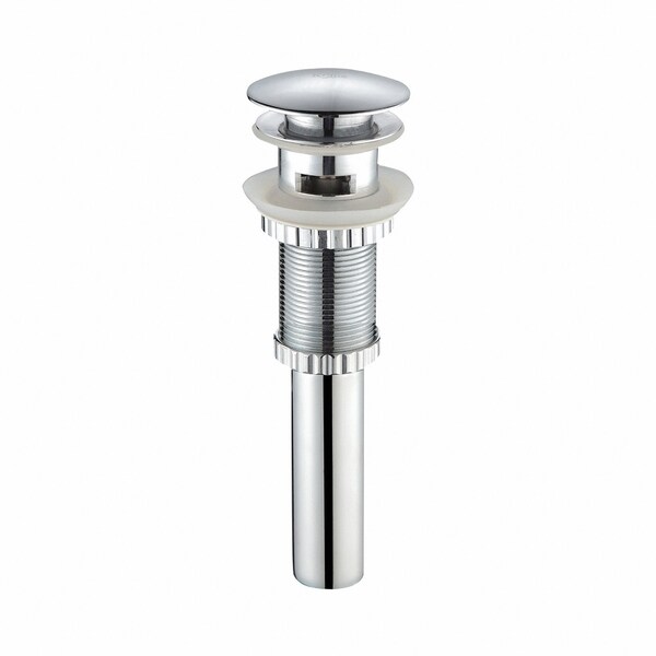 KRAUS PU-11 Pop-Up Drain w Overflow, Bathroom Sink, Chrome, Nickel