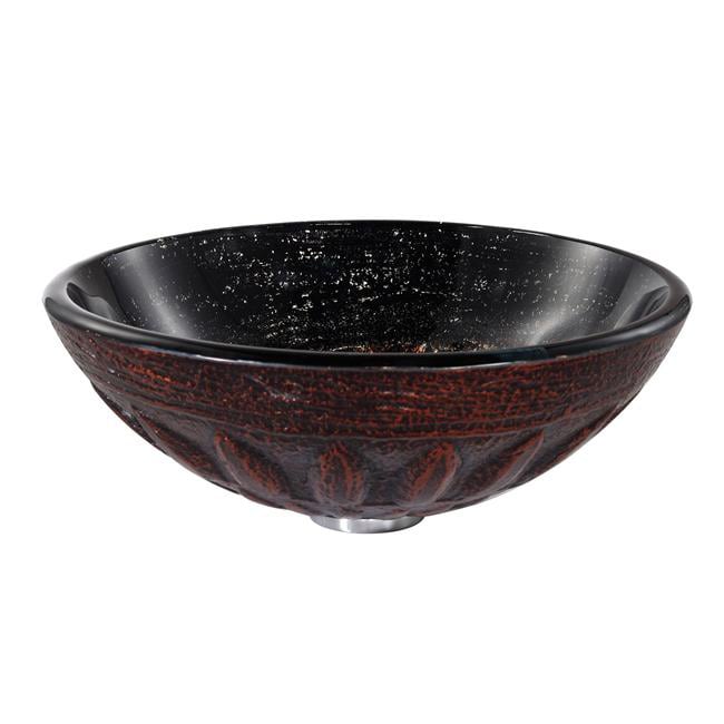 Kraus Copper Magma Glass Vessel Sink