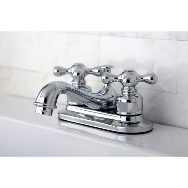 Chrome Classic Two handle Bathroom Faucet (pack Of 2)