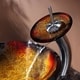 preview thumbnail 16 of 16, Kraus Glass Vessel Sink, Bathroom Faucet, Pop Up Drain, Mounting Ring