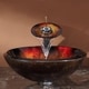 preview thumbnail 3 of 16, Kraus Glass Vessel Sink, Bathroom Faucet, Pop Up Drain, Mounting Ring